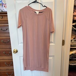 Silence + Noise Mauve Ribbed Top